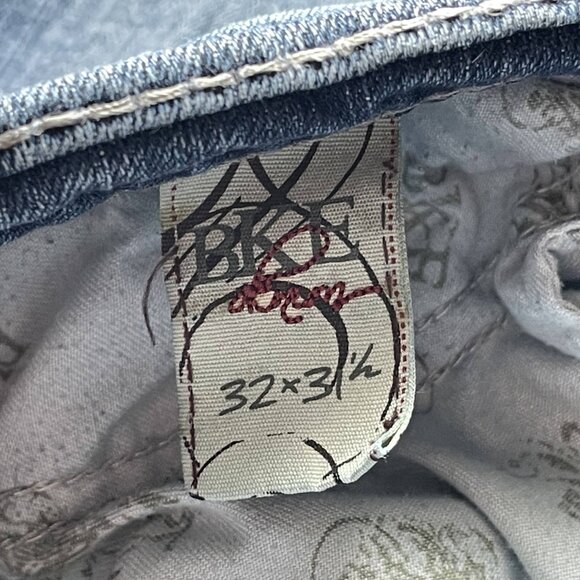 Vintage BKE Drew Jeans - Distressed Mid-Rise & Bootcut - Size 32 | 31.5 - Picture 12 of 14